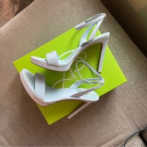 Sam Edelman Baby Blue Suede Jade Ankle Strap Sandal / US 10